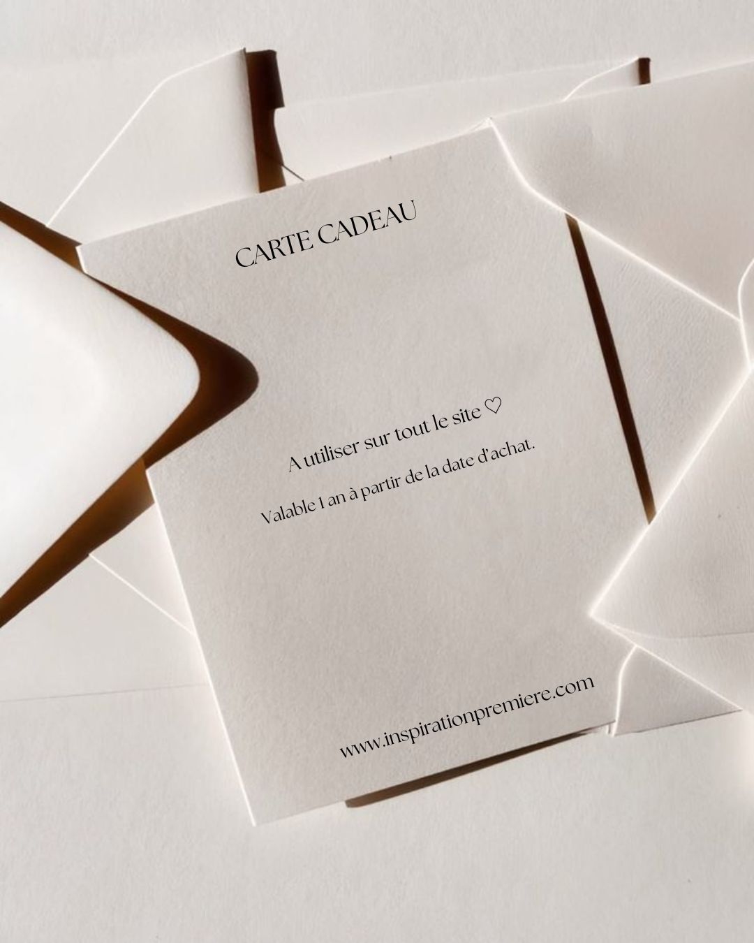 Carte cadeau Inspiration Première.